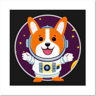 Space Corgi Posters and Art